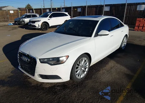 2013 Audi A6 3.0T Premium z USA, uszkodzony, nr VIN WAUGGAFC2DN013999